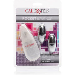 CALEXOTICS - VIBRATING BULLETS SILVER DUO - 53Xshop