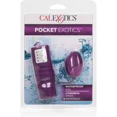 CALIFORNIA EXOTICS - POCKET EXOTICS WATERPROOF EGG PURPLE 4V - 53Xshop