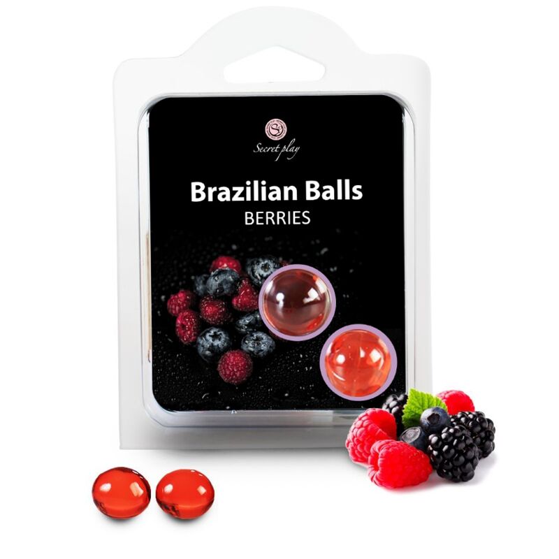 SECRETPLAY - 2 BRAZILIAN BALLS BERRIES - 53Xshop