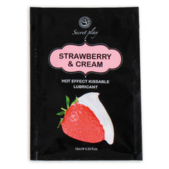 SECRETPLAY - SINGLE DOSE LUBRICANT STRAWBERRIES & CREAM 10 ML - 53Xshop
