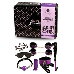 SECRETPLAY - BDSM SET 8PCS PURBLE /BLACK - 53Xshop
