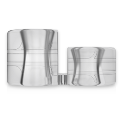 POWERING - SUPER FLEXIBLE AND RESISTANT DOUBLE PENIS RING PR09 CLEAR - 53Xshop