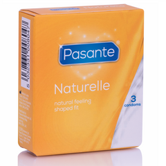 PASANTE - NATURELLE CONDOM 3 PACK - 53Xshop