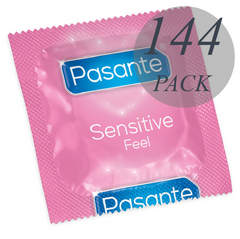 PASANTE - SENSITIVE ULTRAFINE CONDOMS 144 UNITS - 53Xshop