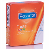 PASANTE - CONDOMS FLAVORS 3 UNITS - 53Xshop