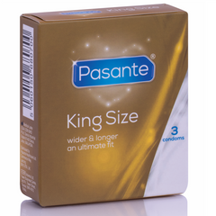 PASANTE - CONDOMS KING SIZE 3 UNITS - 53Xshop