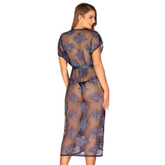 OBSESSIVE - FLOWLACE PEIGNOIR S/M - 53Xshop