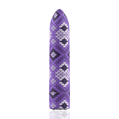 CUSTOM BULLETS - RECHARGEABLE SNAKE PURPLE MAGNETIC BULLET 10 INTENSITIES - 53Xshop