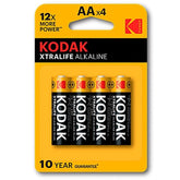 KODAK - XTRALIFE ALKALINE BATTERY AA LR6 BLISTER * 4 - 53Xshop