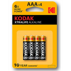 KODAK - XTRALIFE ALKALINE BATTERY AAA LR03 BLISTER * 4 - 53Xshop