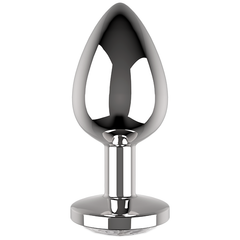 COQUETTE CHIC DESIRE - ANAL PLUG METAL WHITE COLOR SIZE L 4 X 9 CM - 53Xshop