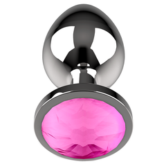 COQUETTE CHIC DESIRE - ANAL PLUG METAL PINK COLOR SIZE L 4 X 9 CM - 53Xshop