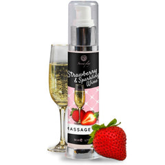 SECRETPLAY - STRAWBERRY & SPARKLING WINE MASSAGE OIL 50 ML - 53Xshop