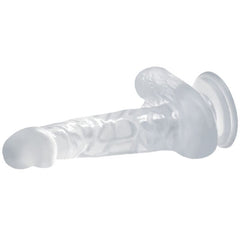 BAILE - REALISTIC DILDO TRANSPARENT TESTICLES 16.7 CM - 53Xshop