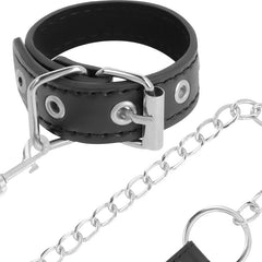 DARKNESS - PENIS RING WITH STRAP - 53Xshop