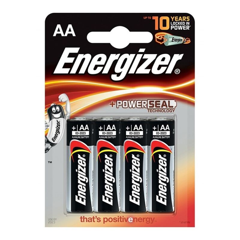 ENERGIZER - ALKALINE POWER BATTERY AA LR6 *4 - 53Xshop