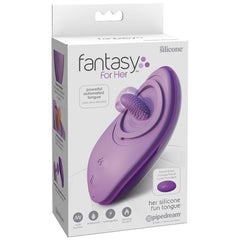 FANTASY FOR HER - HER SILICONE FUN TONGUE PURPLE - 53Xshop