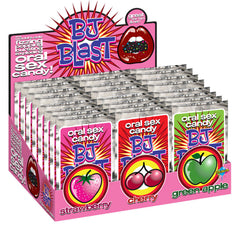 PIPEDREAMS - BJ BLAST STRAWBERRY / CHERRY AND GREEN APPLE - DISPLAY - 36 PC - 53Xshop
