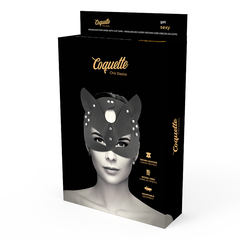 COQUETTE CHIC DESIRE - VEGAN LEATHER MASK WITH BUNNY EARS - 53Xshop