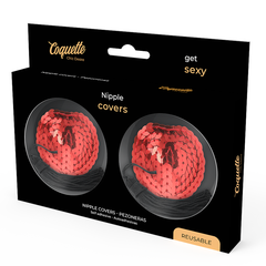 COQUETTE CHIC DESIRE - NIPPLE COVERS RED - 53Xshop