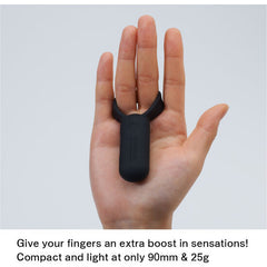 TENGA - SVR SMART BLACK VIBRATOR RING - 53Xshop