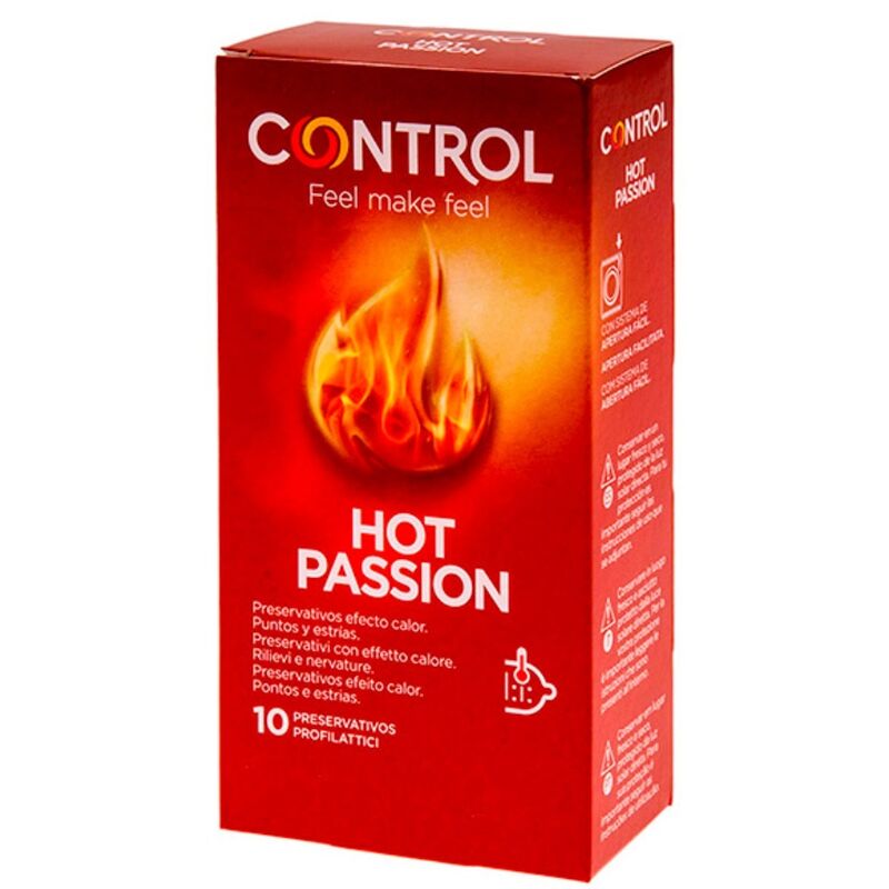 CONTROL - HOT PASSION WARMING EFFECT 10 UNITS - 53Xshop