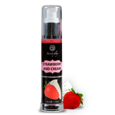 SECRETPLAY - LUBRICANT 2-1 HEAT EFFECT STRAWBERRY & CREAM 50 ML - 53Xshop