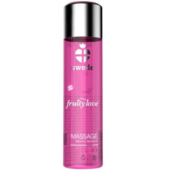 SWEDE - FRUITY LOVE WARMING EFFECT MASSAGE OIL PINK GRAPEFRUIT WITH MANGO 60 ML - 53Xshop