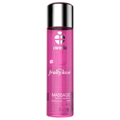 SWEDE - FRUITY LOVE WARMING EFFECT MASSAGE OIL PINK RASPBERRY AND RHUBARB 120 ML - 53Xshop