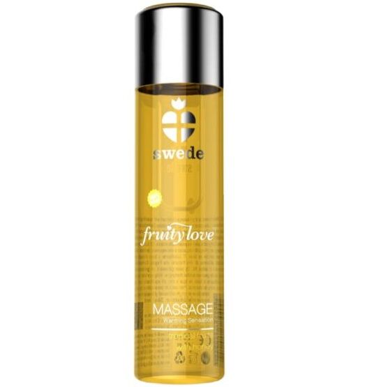 SWEDE - FRUITY LOVE WARMING EFFECT MASSAGE OIL TROPICAL FRUITY WITH HONEY 60 ML - 53Xshop