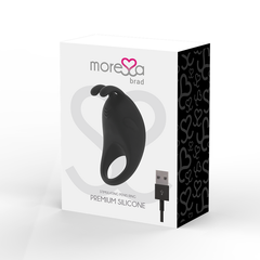 MORESSA - BRAD PREMIUM SILICONE RECHARGEABLE BLACK - 53Xshop