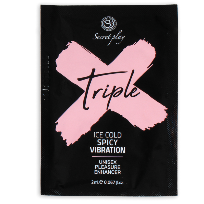 SECRETPLAY - SINGLE DOSE TRIPLE X PLEASURE INTENSIFIER - 53Xshop