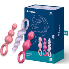 SATISFYER - ANAL PLUGS SET 3 PCS TRICOLOR - 53Xshop