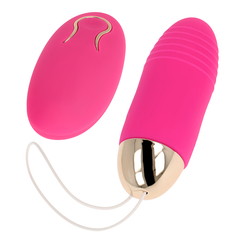OHMAMA - REMOTE CONTROL VIBRATING EGG 10 SPEEDS PINK - 53Xshop