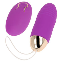 OHMAMA - REMOTE CONTROL VIBRATING EGG 10 SPEEDS PURPLE - 53Xshop