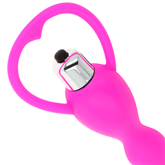OHMAMA - ANAL STIMULATOR WITH FUCHSIA VIBRATION - 53Xshop