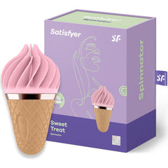 SATISFYER - SWEET TREAT SPINNATOR BROWN & PINK - 53Xshop