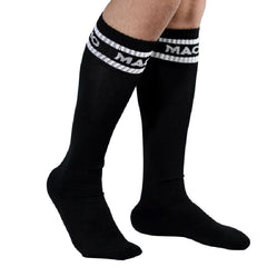 MACHO - LONG SOCKS ONE SIZE BLACK - 53Xshop
