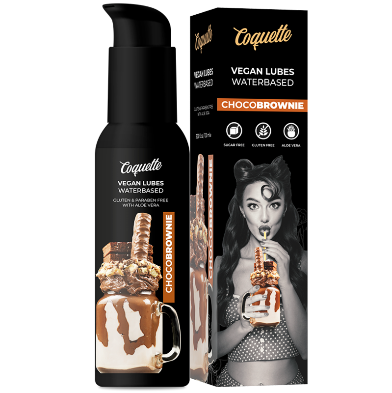 COQUETTE CHIC DESIRE - PREMIUM EXPERIENCE 100ML VEGAN LUBES CHOCOBROWNIE - 53Xshop