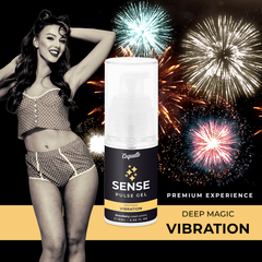 COQUETTE CHIC DESIRE - PULSE GEL STRAWBERRY MAGIC VIBRATION PREMIUM 15ML - 53Xshop