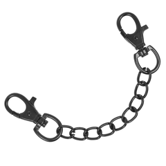 FETISH SUBMISSIVE DARK ROOM - VEGAN LEATHER HANDCUFFS WITH NEOPRENE LINING - 53Xshop