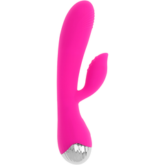 OHMAMA - RECHARGEABLE VIBRATOR WITH RABBIT 10 VIBRATION MODES 19 CM - 53Xshop