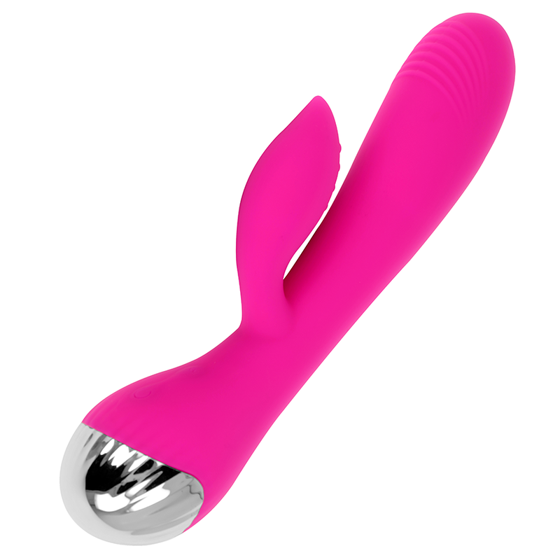 OHMAMA - RECHARGEABLE VIBRATOR WITH RABBIT 10 VIBRATION MODES 19 CM - 53Xshop