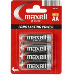MAXELL - PILA SALINA MANGANESO AA R6 * 4 UNITS - 53Xshop