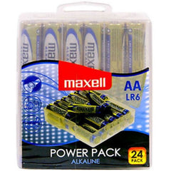 MAXELL - ALKALINE BATTERY AA LR6 PACK * 24 BATTERIES - 53Xshop