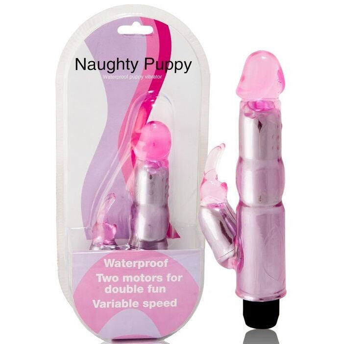 BAILE - VIBRATOR WITH ADJUSTABLE PINK STIMULATOR - 53Xshop
