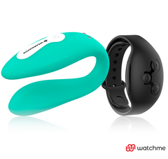 WEARWATCH - DUAL TECHNOLOGY VIBRATOR WATCHME AQUAMARINE / JET - 53Xshop