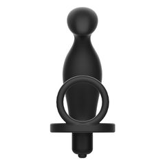 ADDICTED TOYS - ANAL PLUG WITH BLACK SILICONE RING 12 CM - 53Xshop