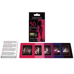 KHEPER GAMES - 50 POSITIONS OF BONDAGE CARDS - 53Xshop