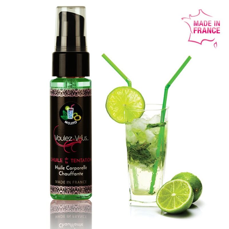 VOULEZ-VOUS - WARMING BODY OIL- MOJITO 35 ML - 53Xshop